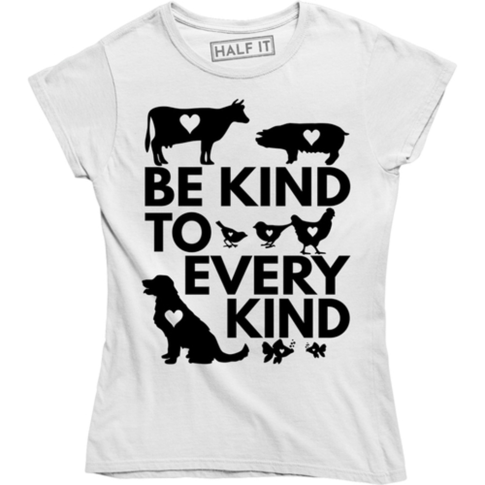 Be Kind To Every Kind Vegan Vegetarian Tee T-shirt